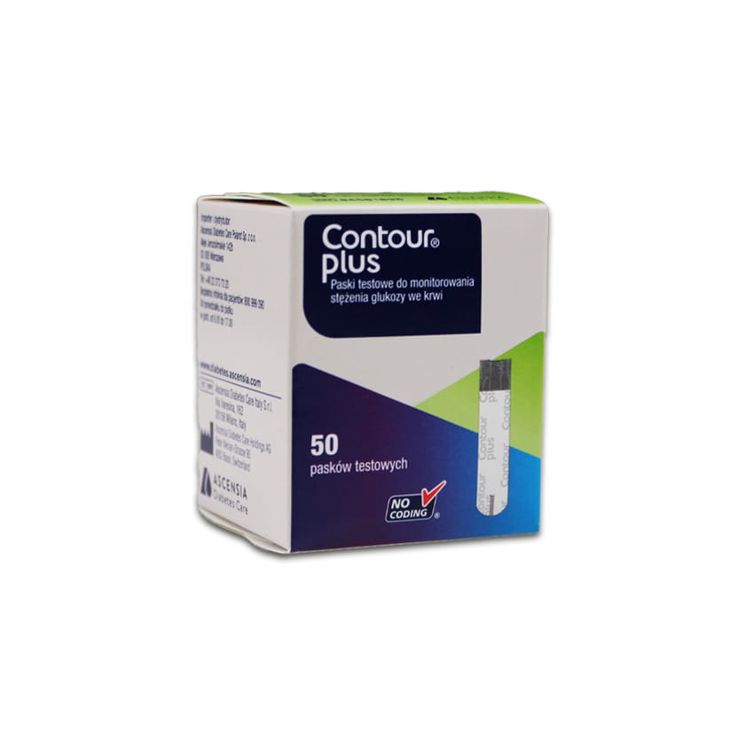 Paski do monitorowania glukozy Contour Plus op. 50 szt.