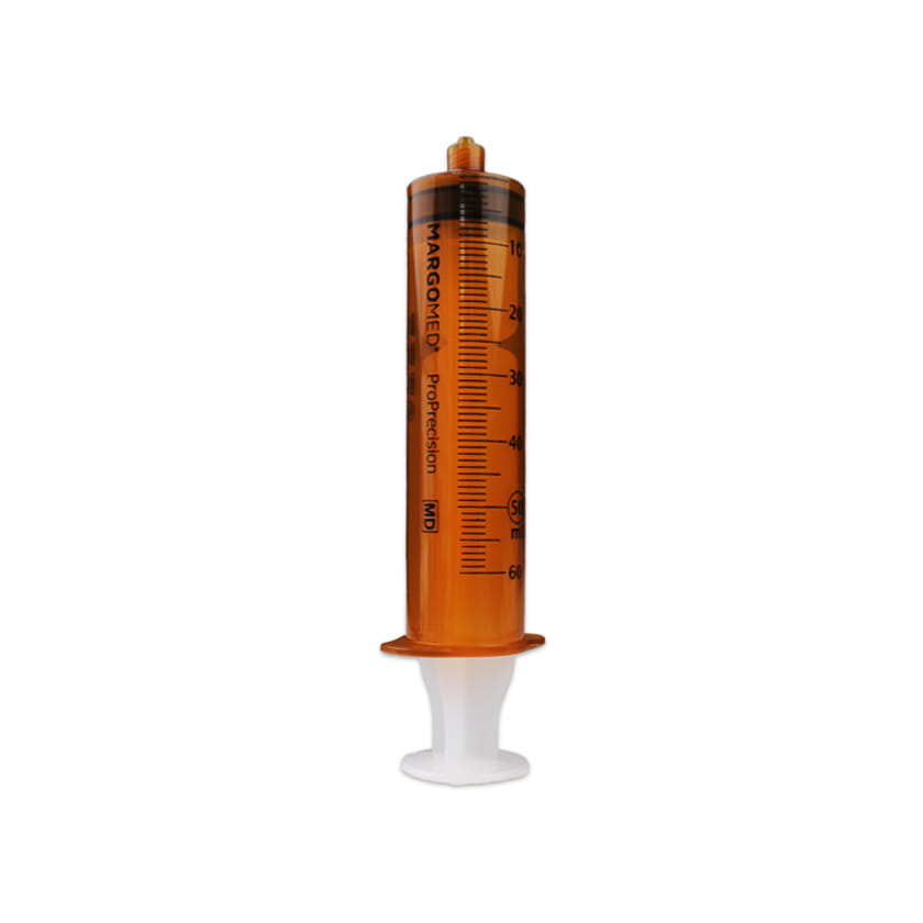 Strzykawka do pomp 50 ml bursztynowa